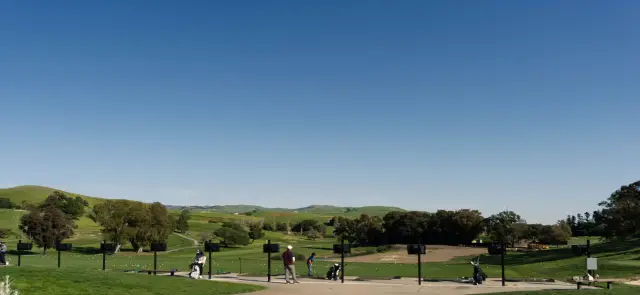 Driving range at Bay View Golf Club