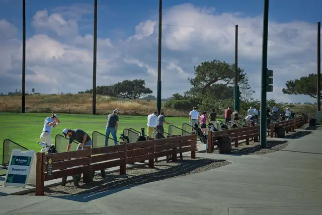 Driving range at Baylands Golf Links