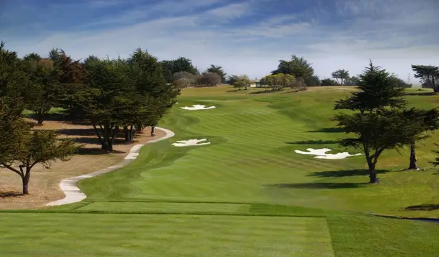 Black Horse 14th hole through the cypress trees