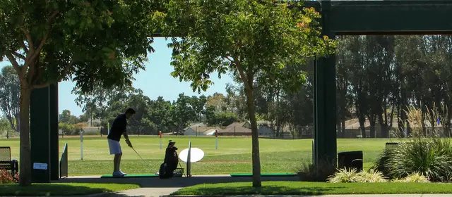 Driving range at Corica Park