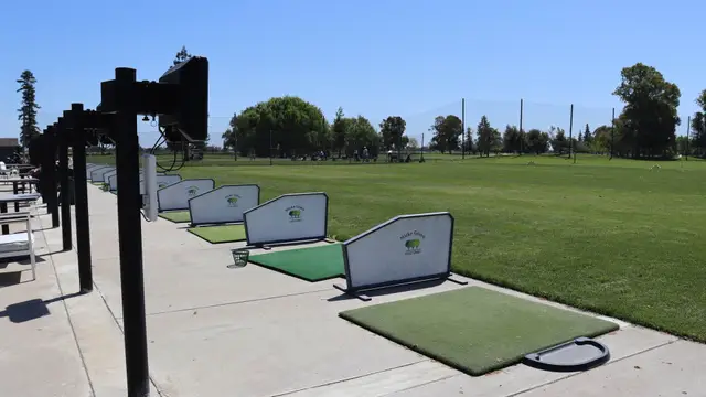 Driving range bays at Micke Grove