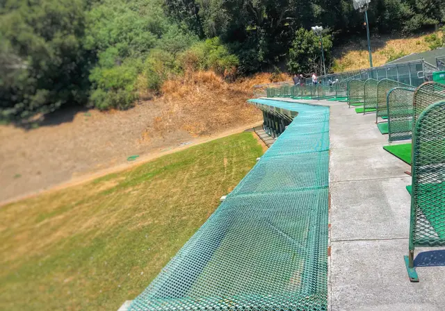 Driving range on the hillside at Montclair