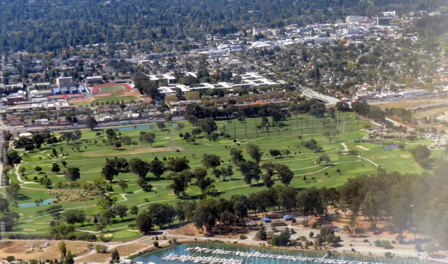 Aerial view of Poplar Creek Golf Course