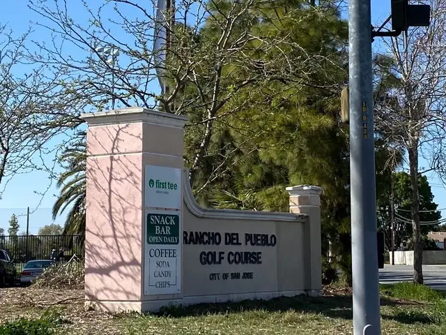Rancho del Pueblo Golf Course entrance sign