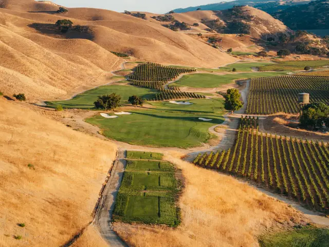 Holes routed through the vineyards and canyons