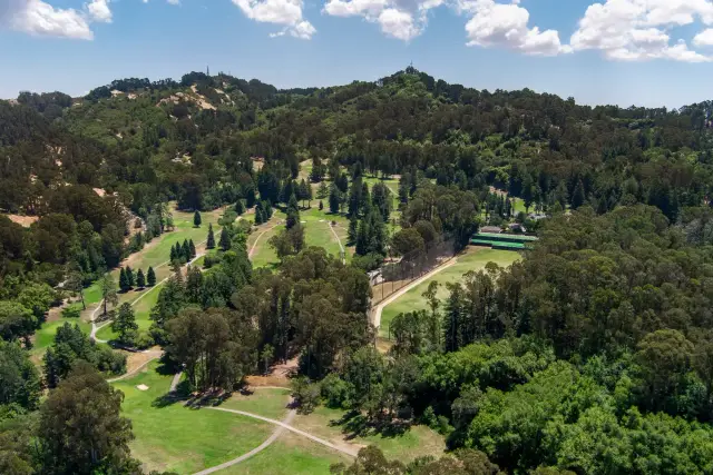 Aerial view of Tilden Park in the Berkeley hills